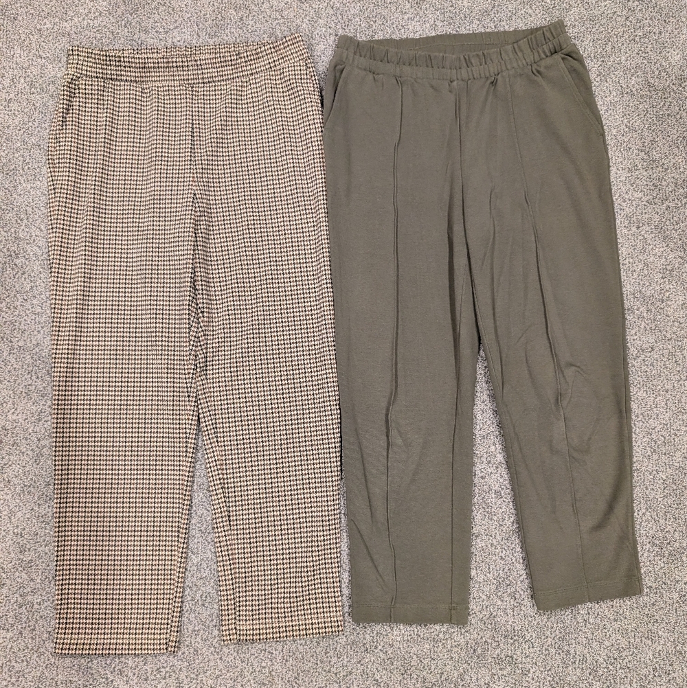 Set Of 2 Knit Pants